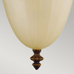 Drawing Room 1Lt Wall Uplighter - Walnut Finish