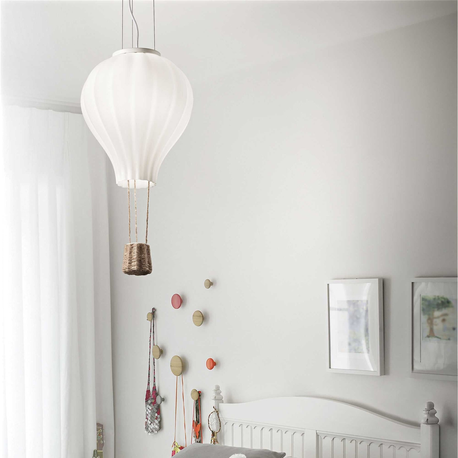IDEAL LUX DREAM BIG SP1 Hanging - Kids Light - White Finish