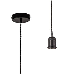 Various Colour Holder/Flex E27 1.5M - Braided Cable
