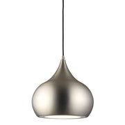 Droplet 1Lt Pendant - Matt Nickel/Antique Brass