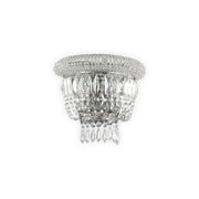 Dubai Crystal Wall Light - Chrome/Brass Finish - Cusack Lighting