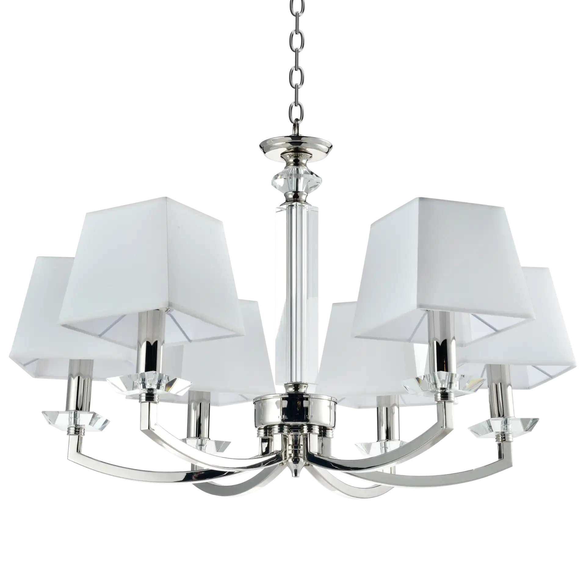 Dubai Nickel Finish Centre Ceiling Light - Cusack Lighting