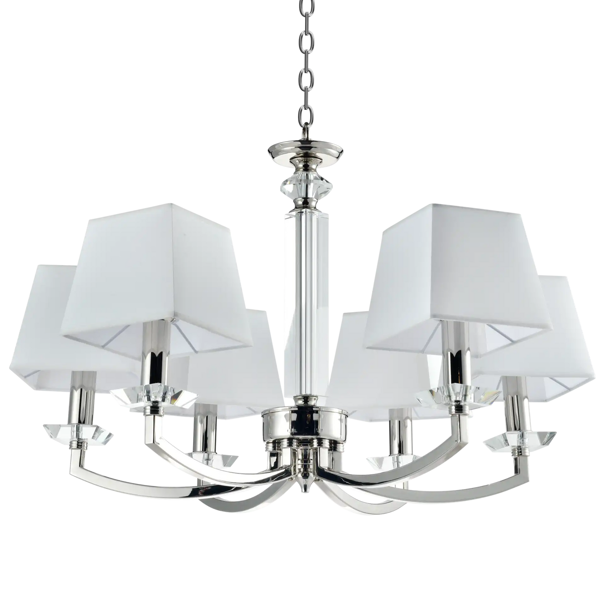 Dubai Nickel Finish Centre Ceiling Light - Cusack Lighting