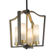 Dublin 4lt Centre Ceiling Light - Gold & Bronze Finish
