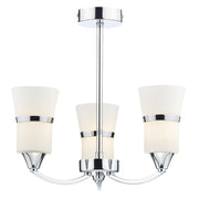 Dublin LED 3 Light Semi Flush Polished Chrome- Promotional Offer