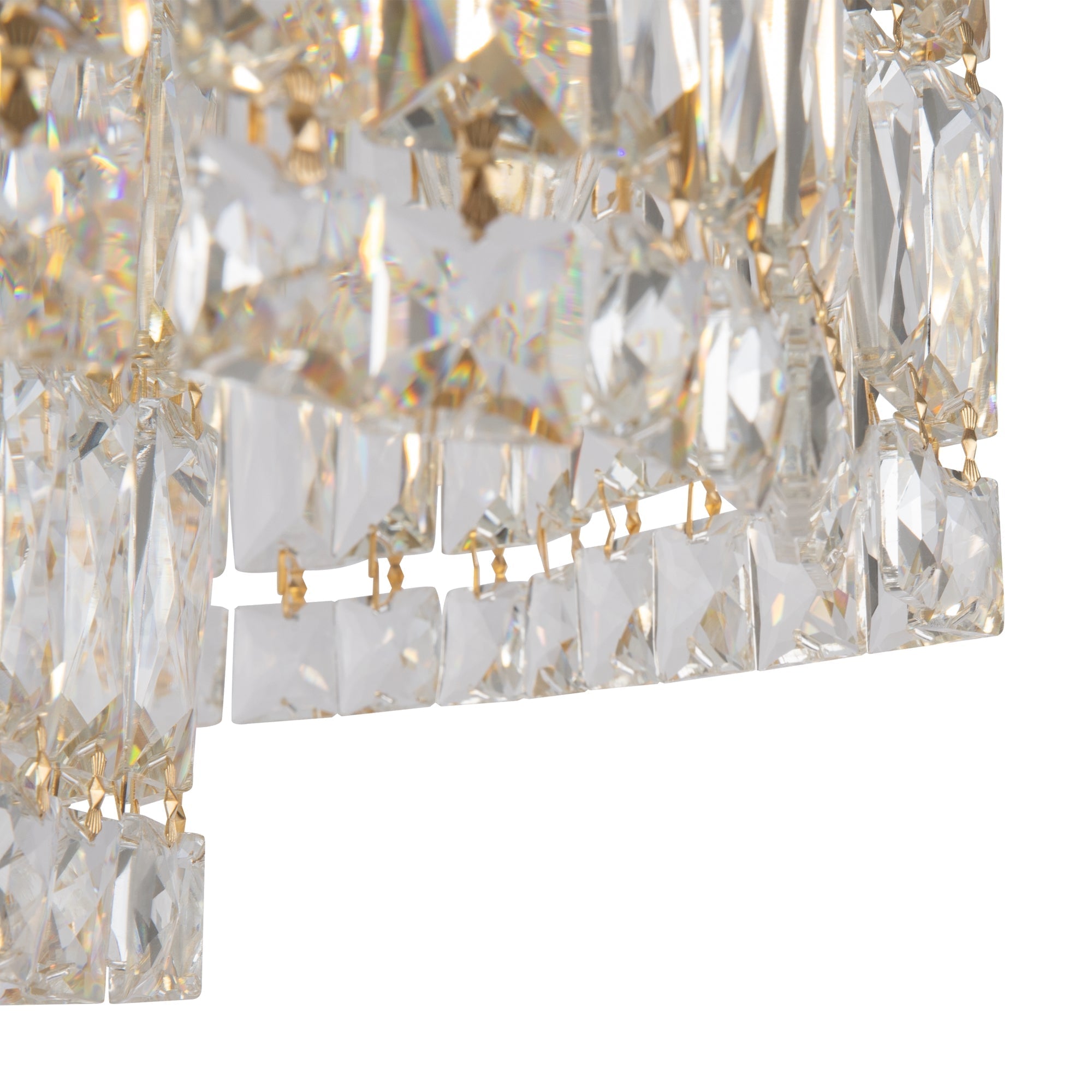 Dune 6lt Centre Ceiling Light - Gold/Chrome