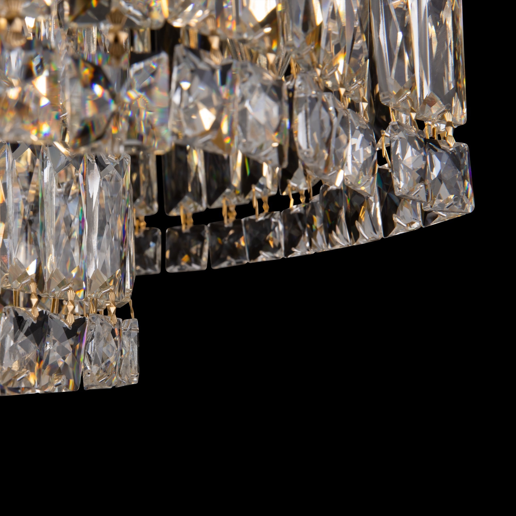 Dune 6lt Centre Ceiling Light - Gold/Chrome