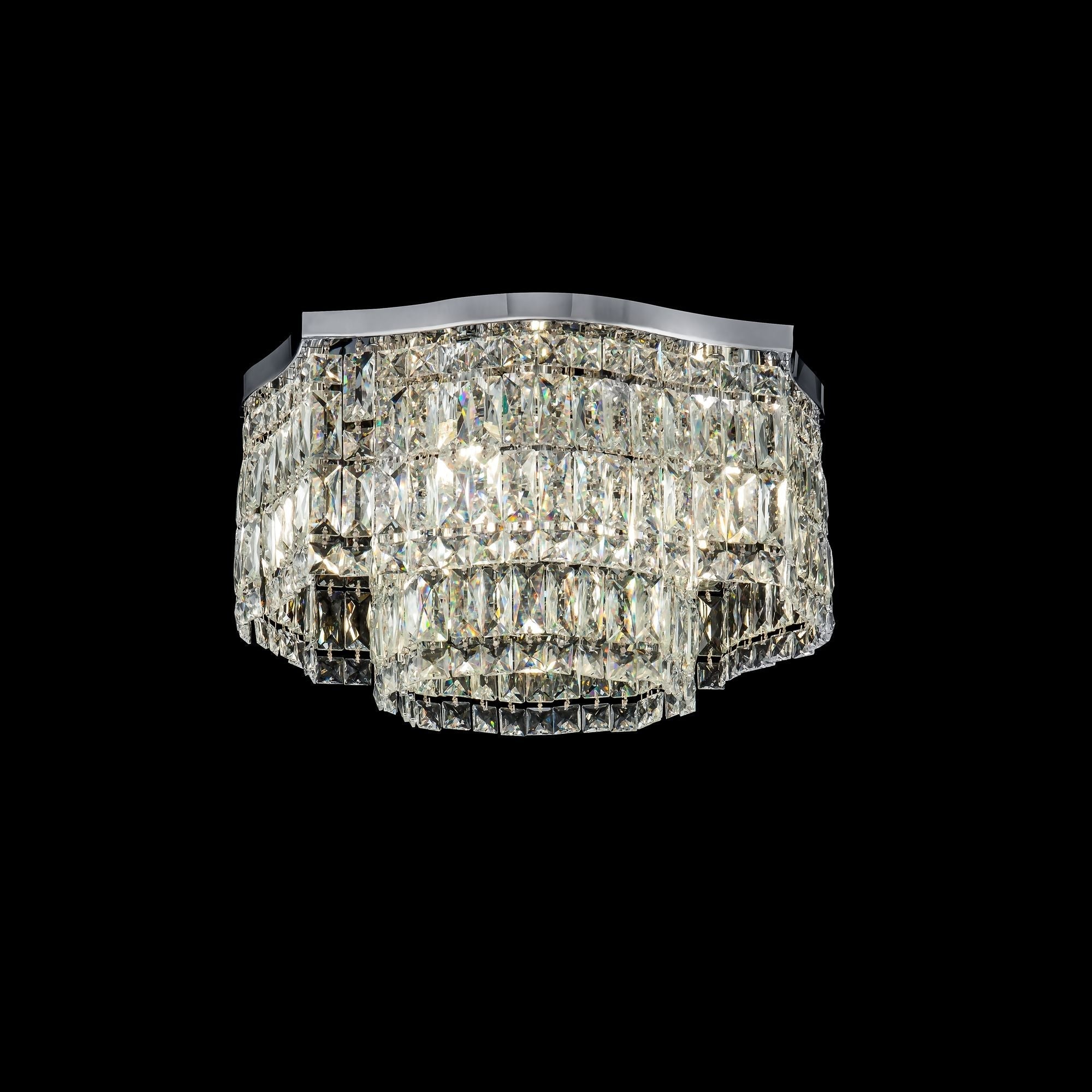 Dune 6lt Centre Ceiling Light - Gold/Chrome