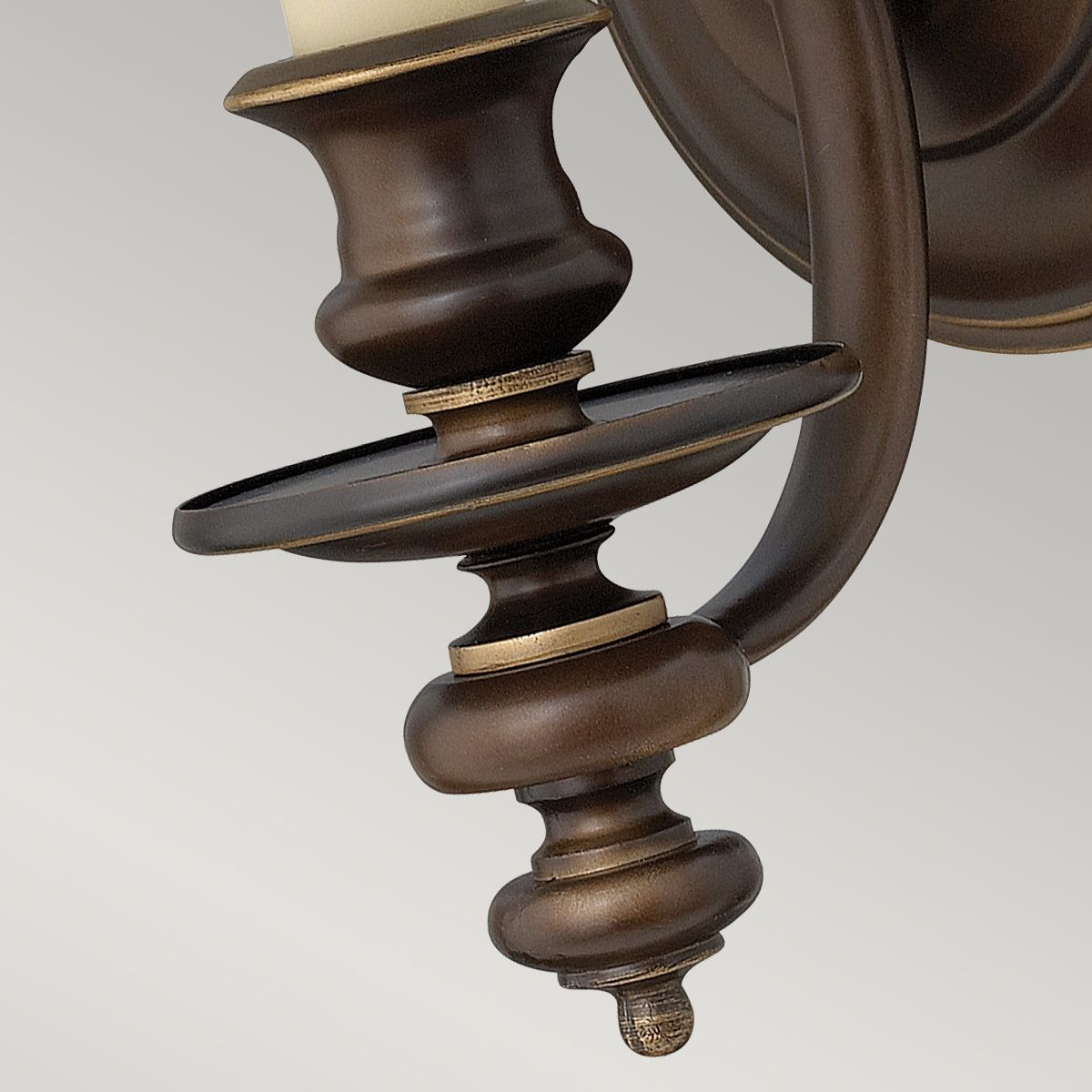 Dunhill 1L Wall Light - Royal Bronze Finish