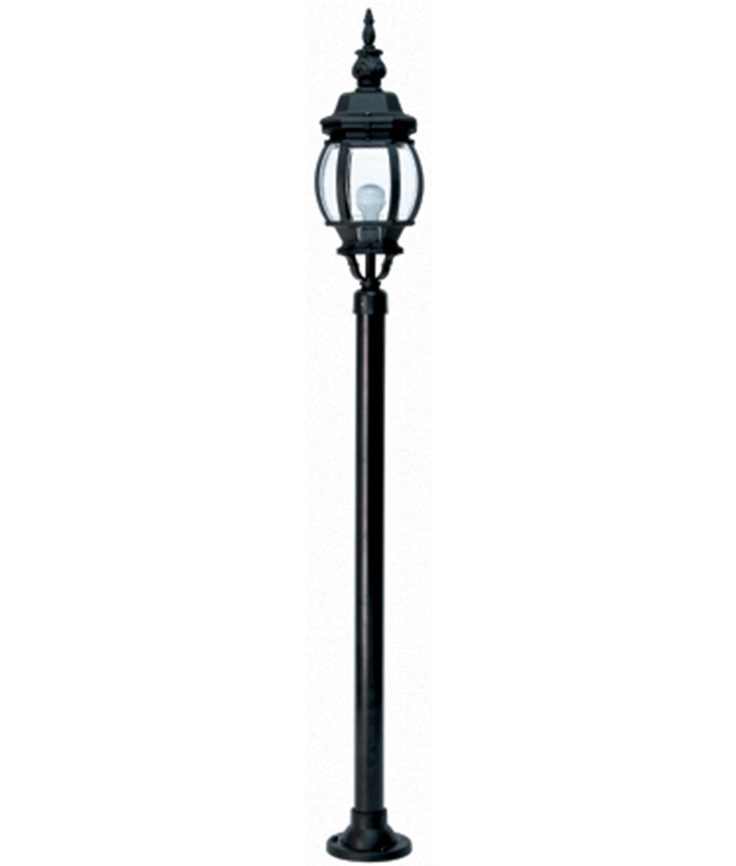 Duralighting' Mid-Height Black Post Large Head - Cusack Lighting