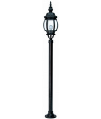 Duralighting' Mid-Height Black Post Large Head - Cusack Lighting
