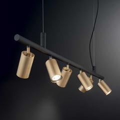 Dynamite sp4/sp6 Island Light - White/Black/Satin Brass Finish, IP20