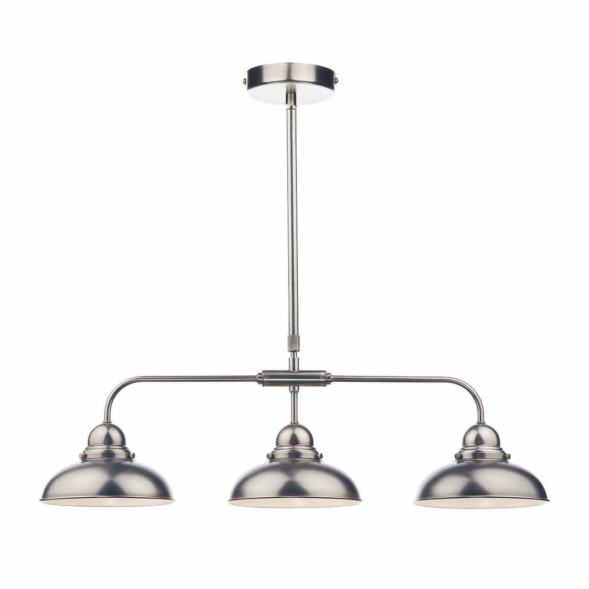 Dar Dynamo 3 Light Bar Fitting Antique Chrome, Antique Copper, Polished Chrome - Cusack Lighting
