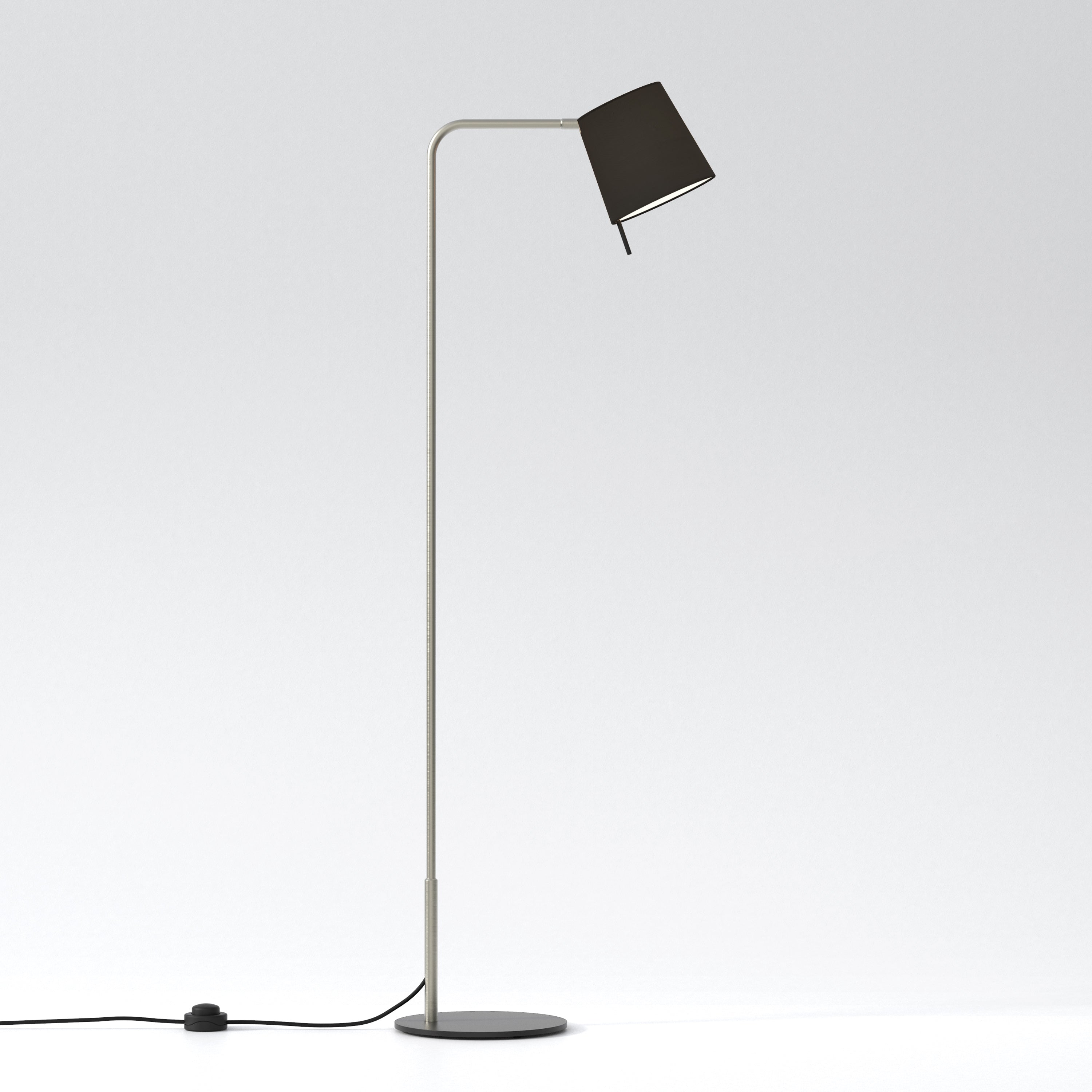 Mitsu Floor Lamp- Matt Nickel/ Bronze