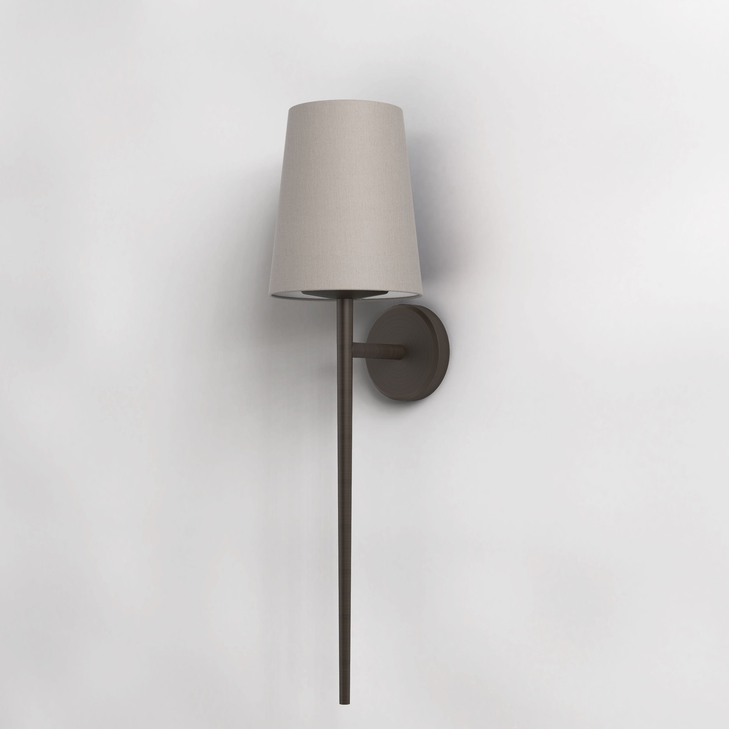 Beauville Bathroom Wall Light- Polished Chrome/ Bronze