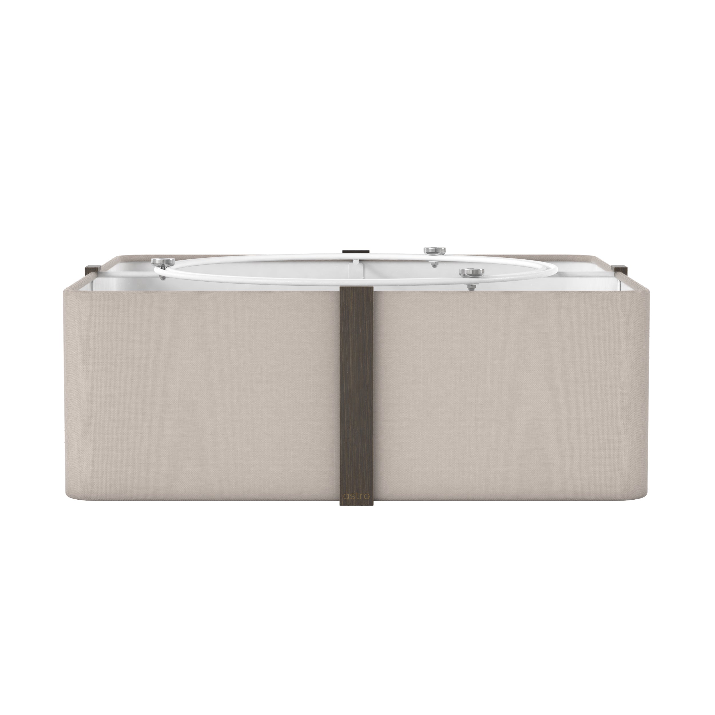 Elba Square 350/500 Shade- White/ Putty Finishes