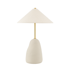 Maia 1Lt Table Lamp - Brass