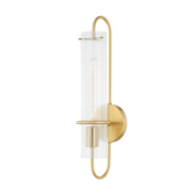 Beck 1Lt Wall Sconce - Brass/Nickel