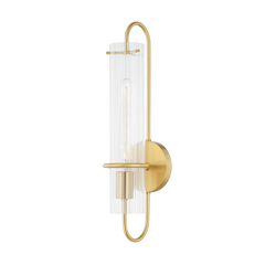Beck 1Lt Wall Sconce - Brass/Nickel