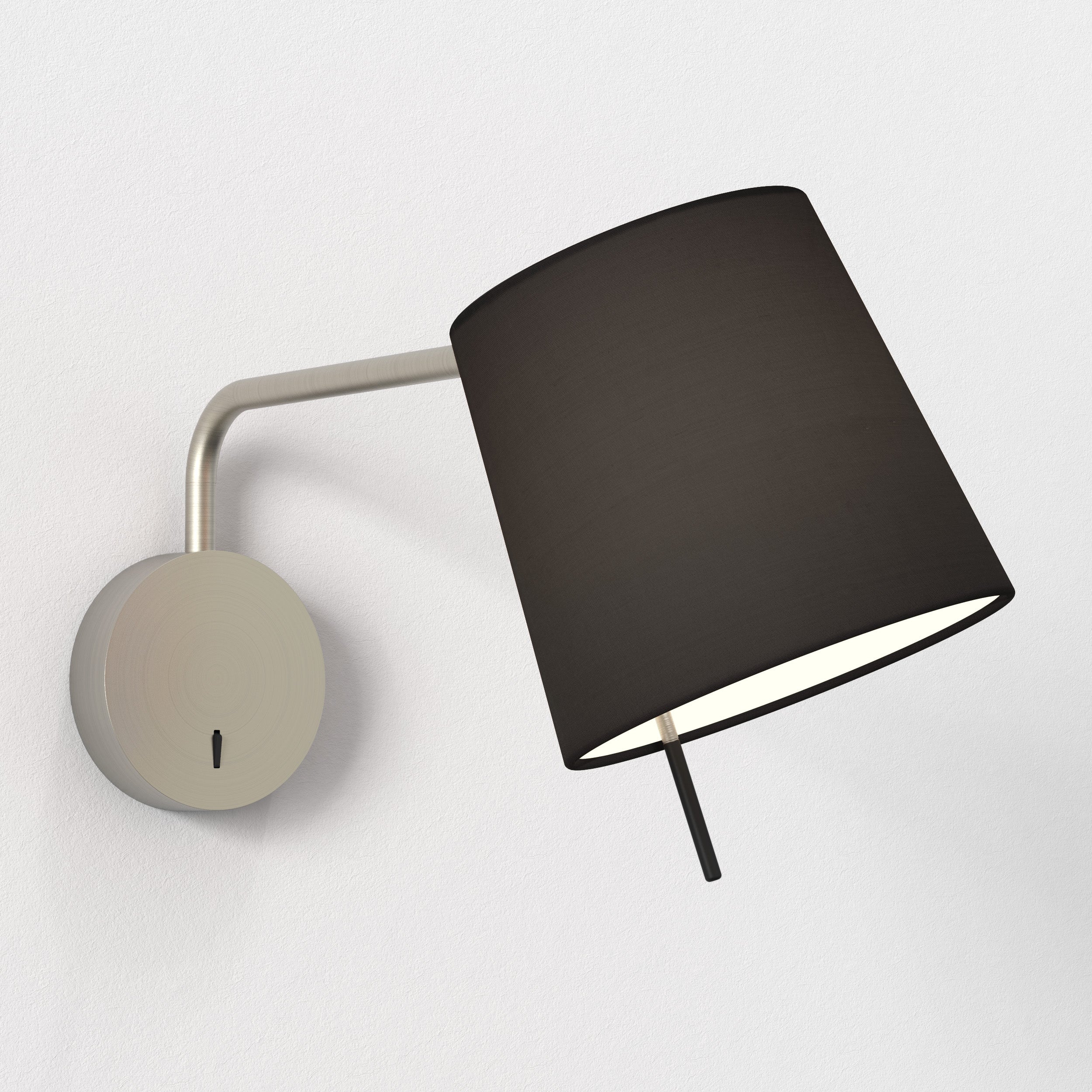 Mitsu Swing Arm Wall Light- Matt Nickel/Bronze