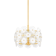 Zoella 3/5Lt Chandelier - Aged Brass
