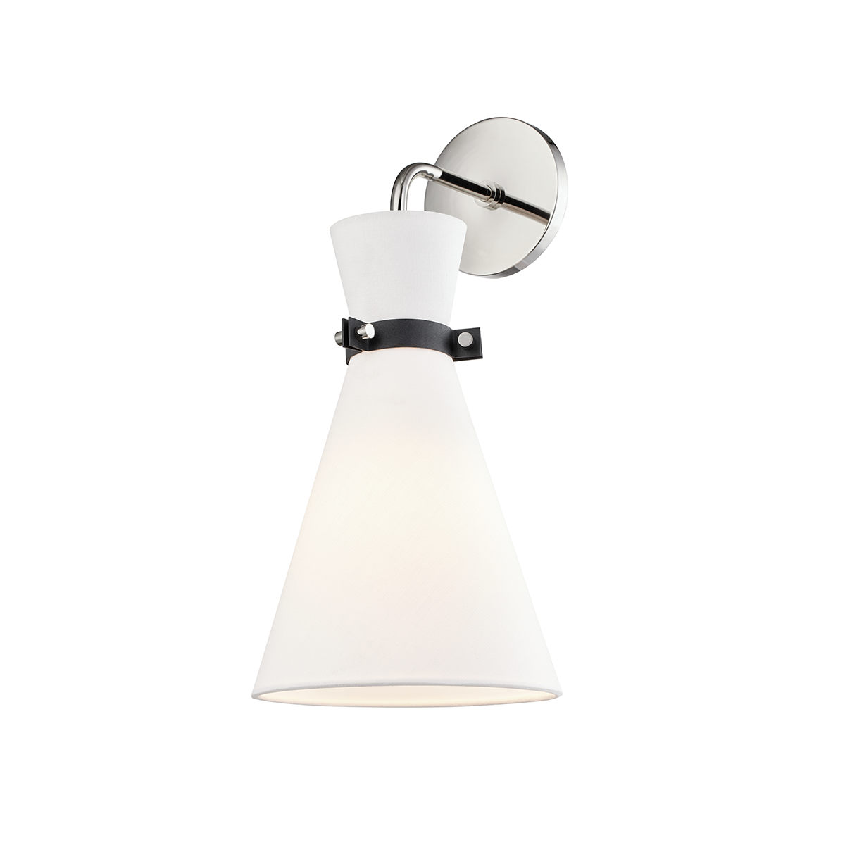 Julia 1Lt Wall Sconce - Brass/Nickel