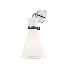 Julia 1Lt Wall Sconce - Brass/Nickel
