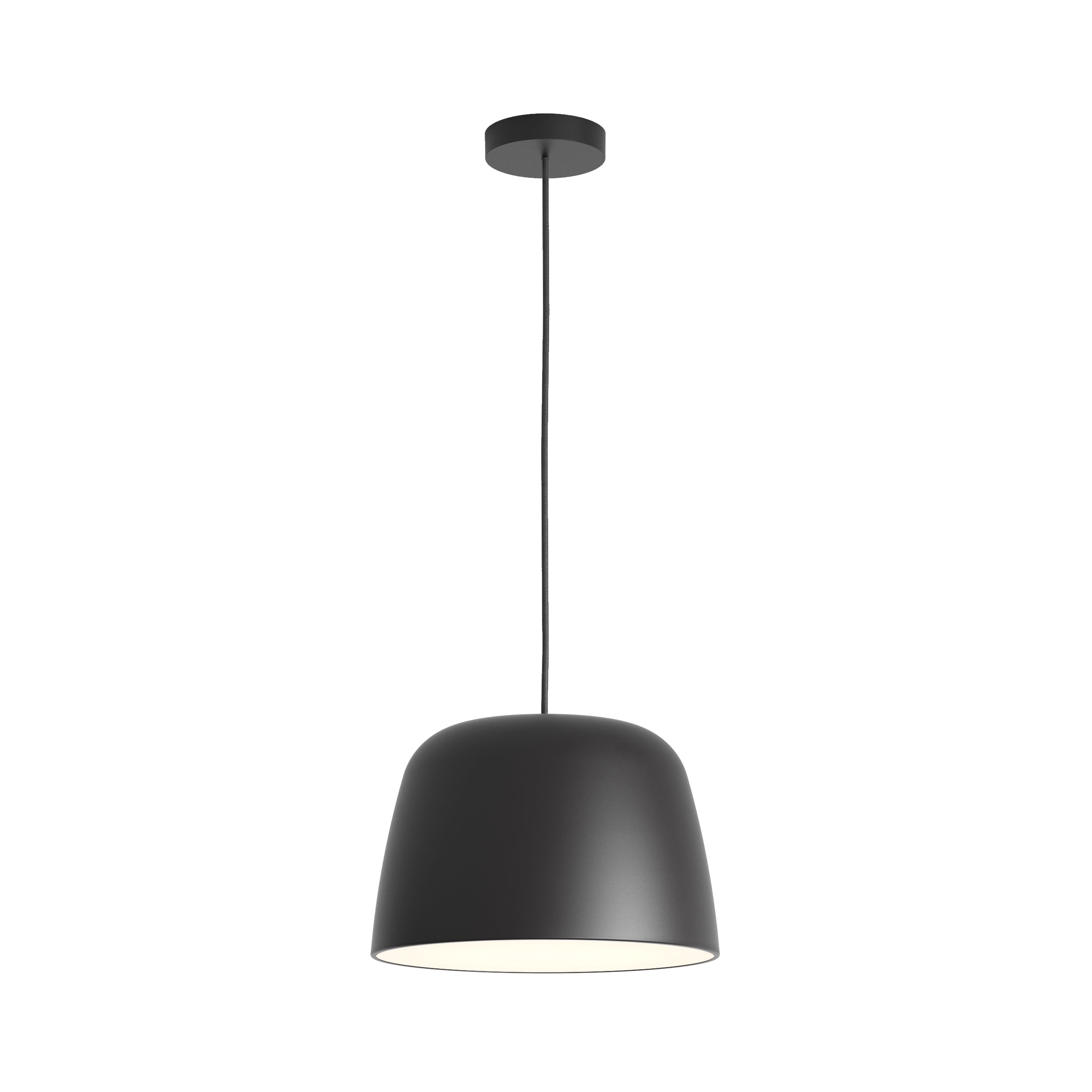 Taiko Pendant Indoor Pedant in Matt Black/Matt White E27 IP20