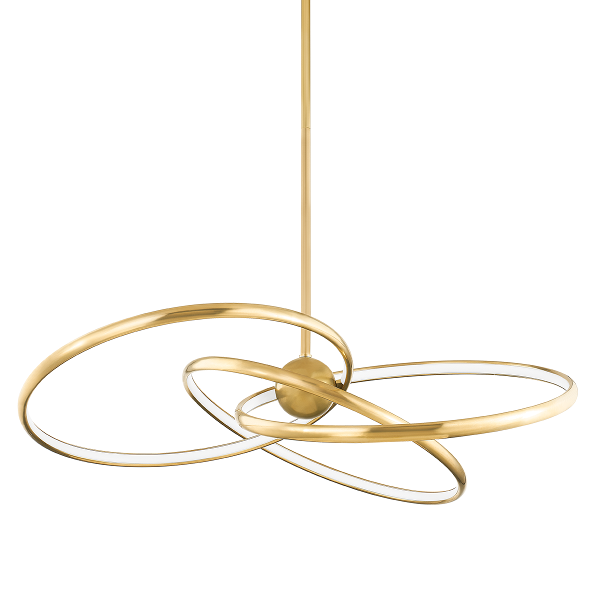 Alula LED Chandelier - Vintage Brass