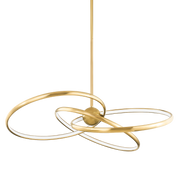 Alula LED Chandelier - Vintage Brass