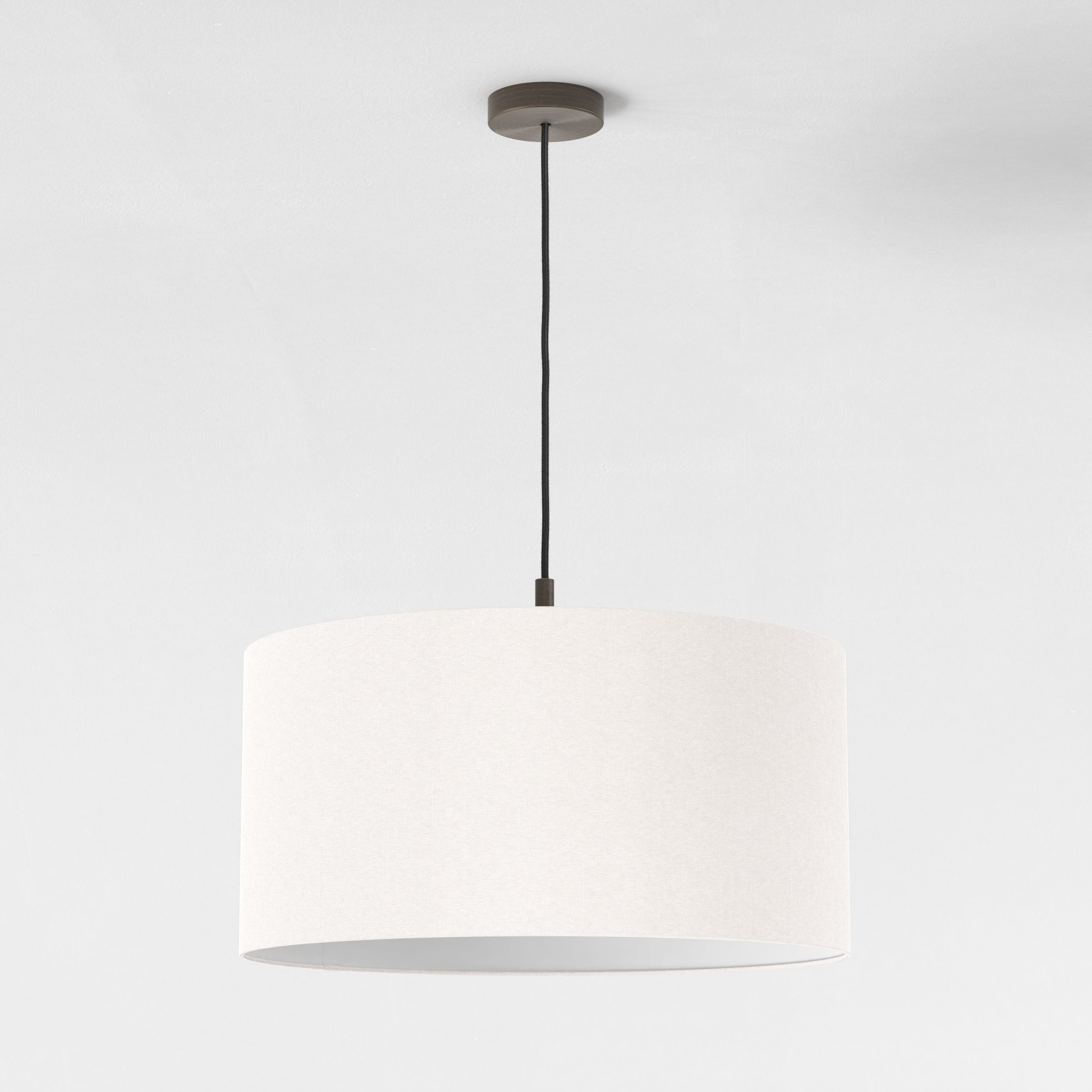 Drum 500 Shade- White/ Oyester Finishes