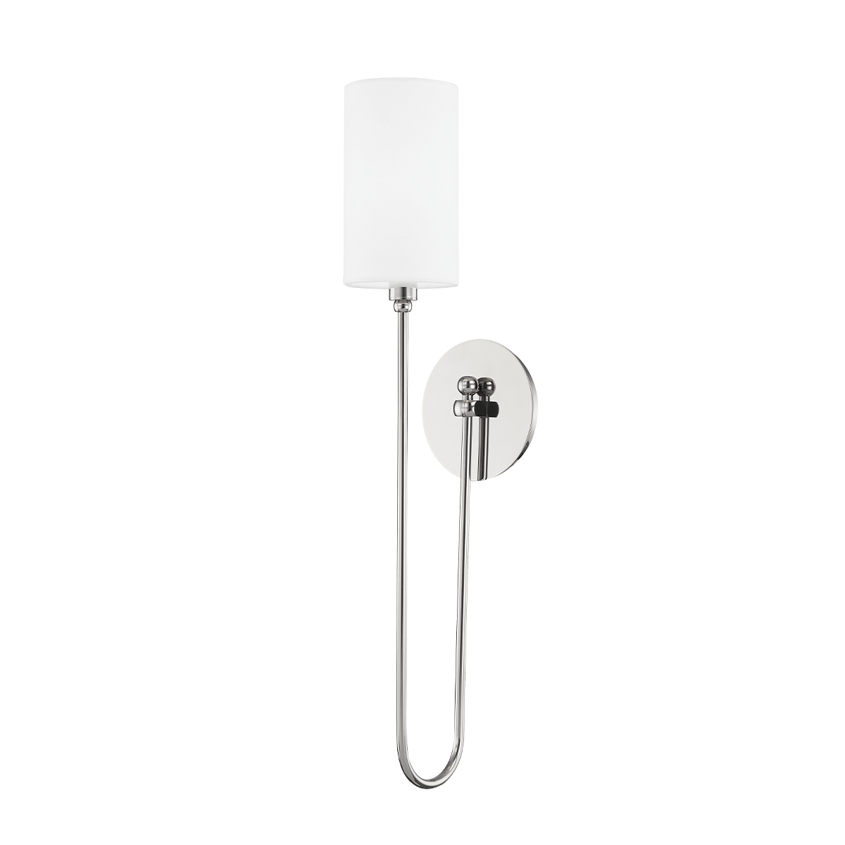 Harlem 1Lt Wall Sconce - Brass/Nickel
