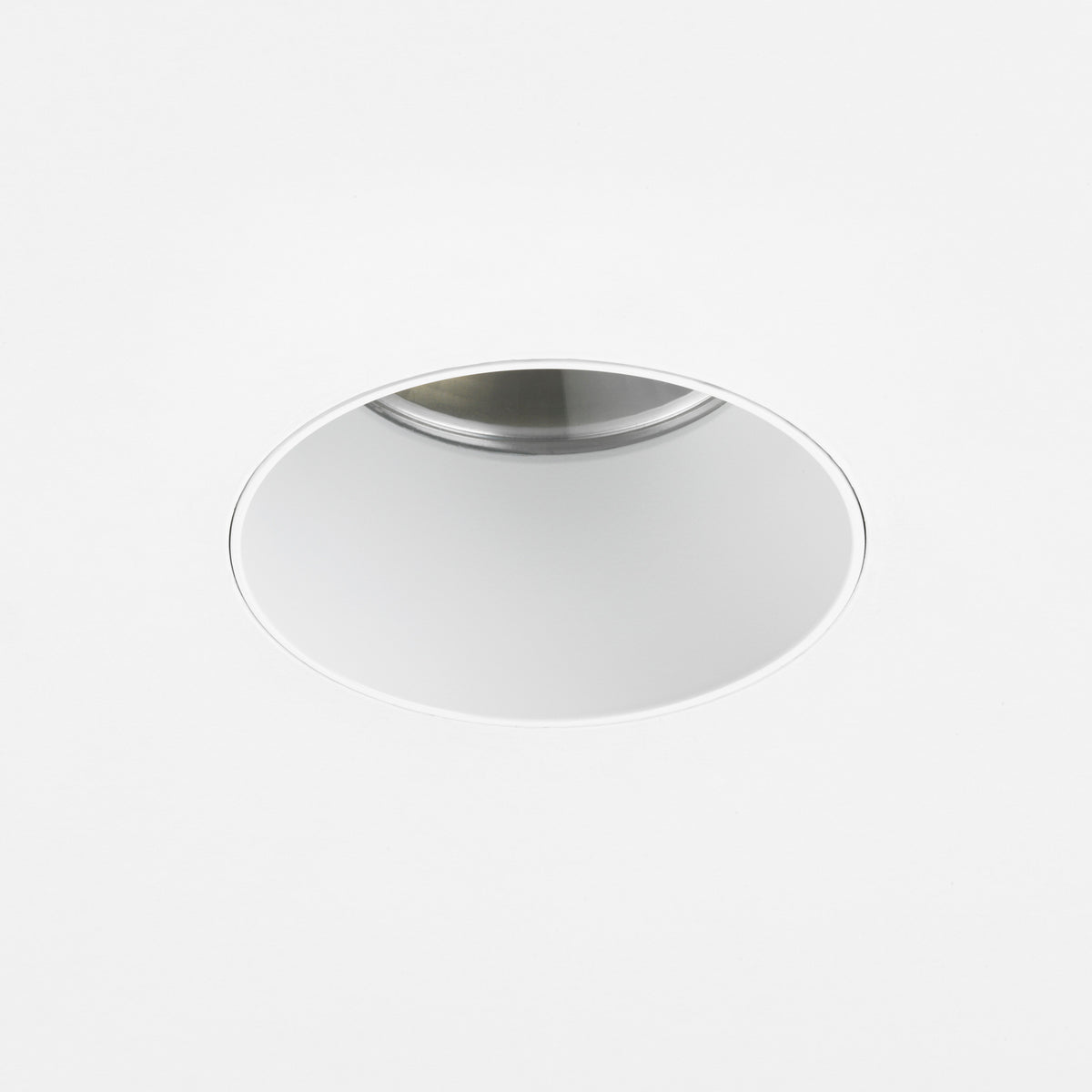 Void 55mm/80mm Bathroom Recessed Ceiling Light IP65 - Matt White Finish