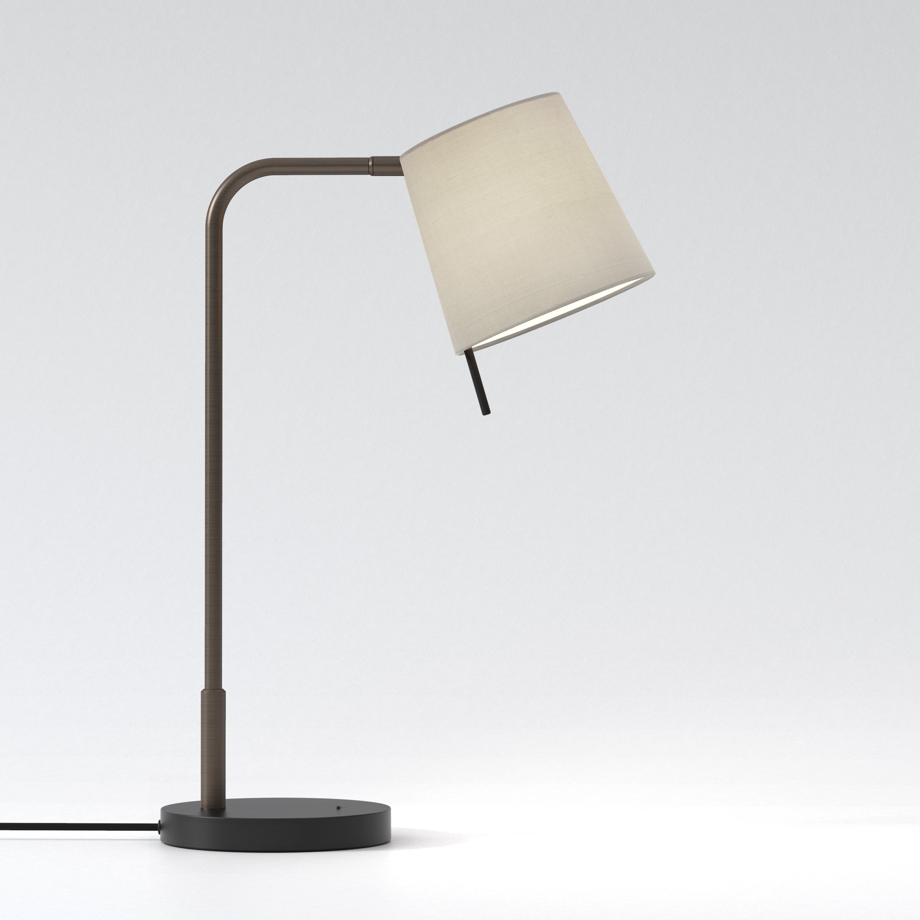 Mitsu Table Lamp- Matt Nickel/ Bronze