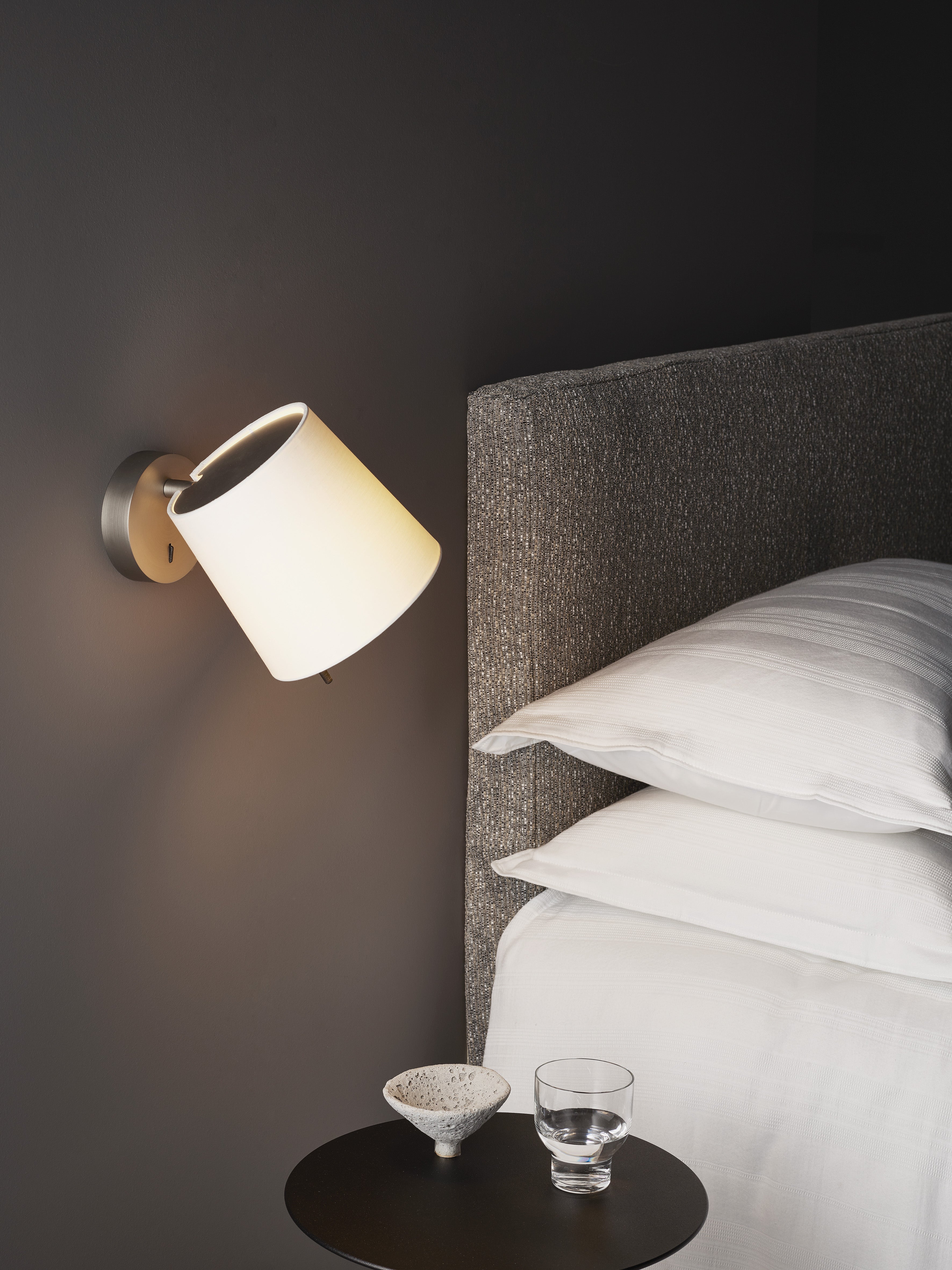 Mitsu Wall Light- Matt Nickel/ Bronze
