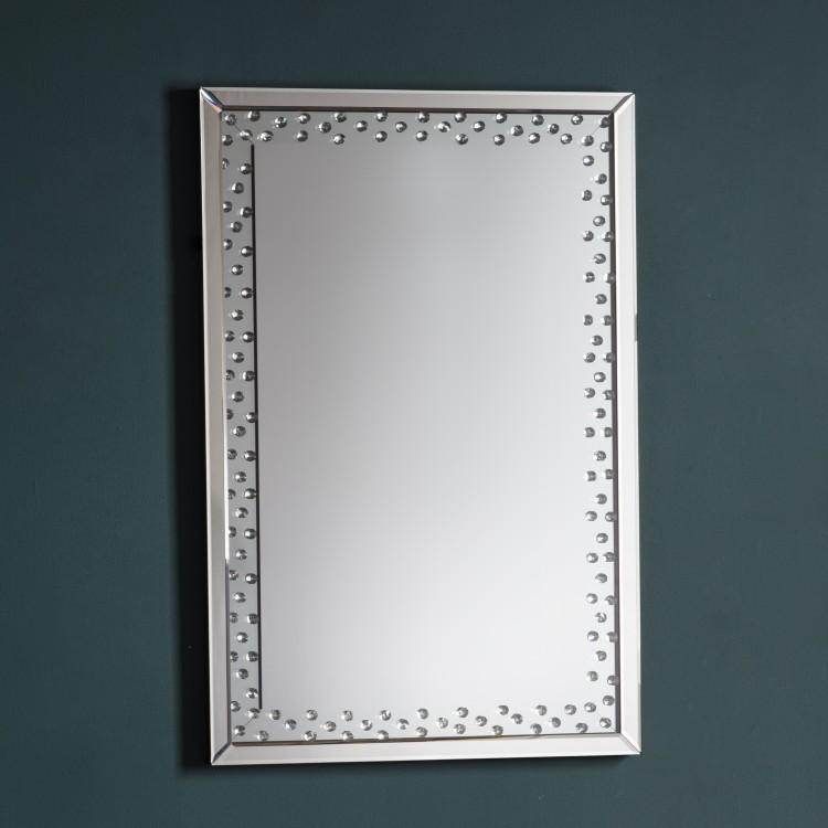 Eastmoore Silver Mirror Rectangle W600 x D30 x H900mm