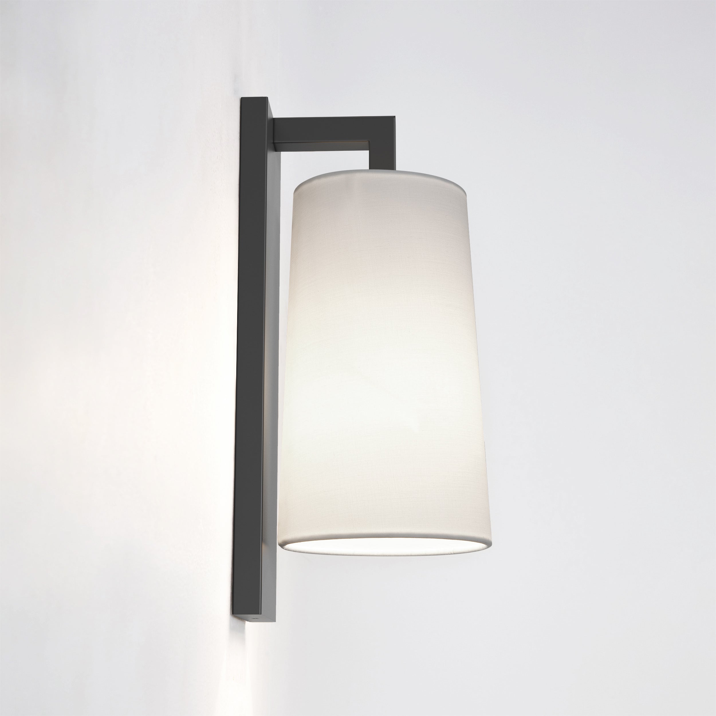 Cone 195 Shade- White/ Natural Brass