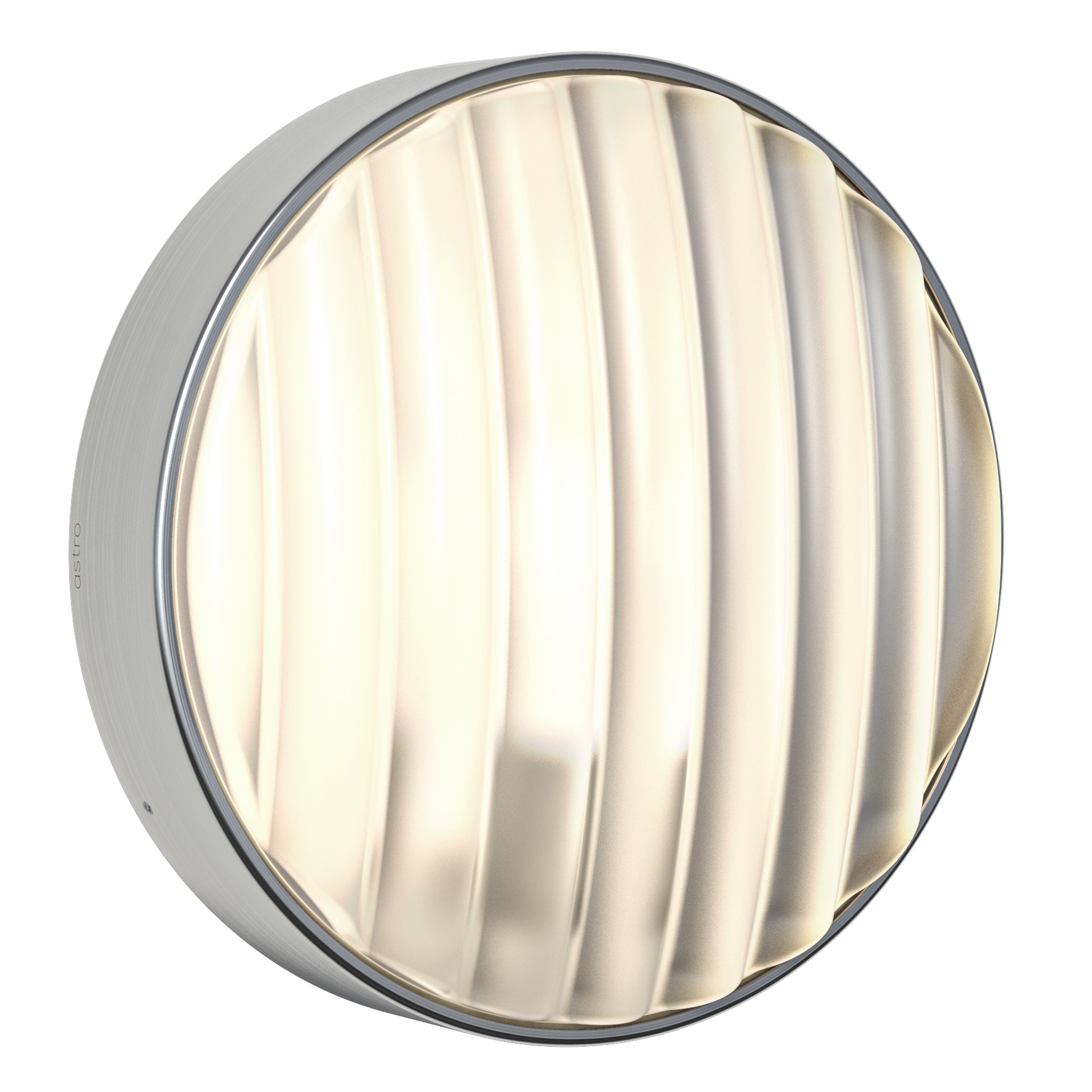 Montreal Round/Oval Outdoor Wall Light in Brushed Stainless Steel E27 IP44