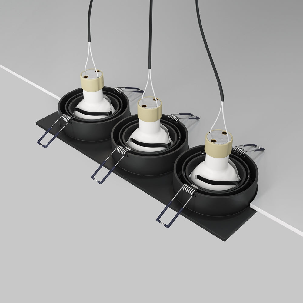 Downlight Atom Recessed Celling Light White/Black/Silver - Finish