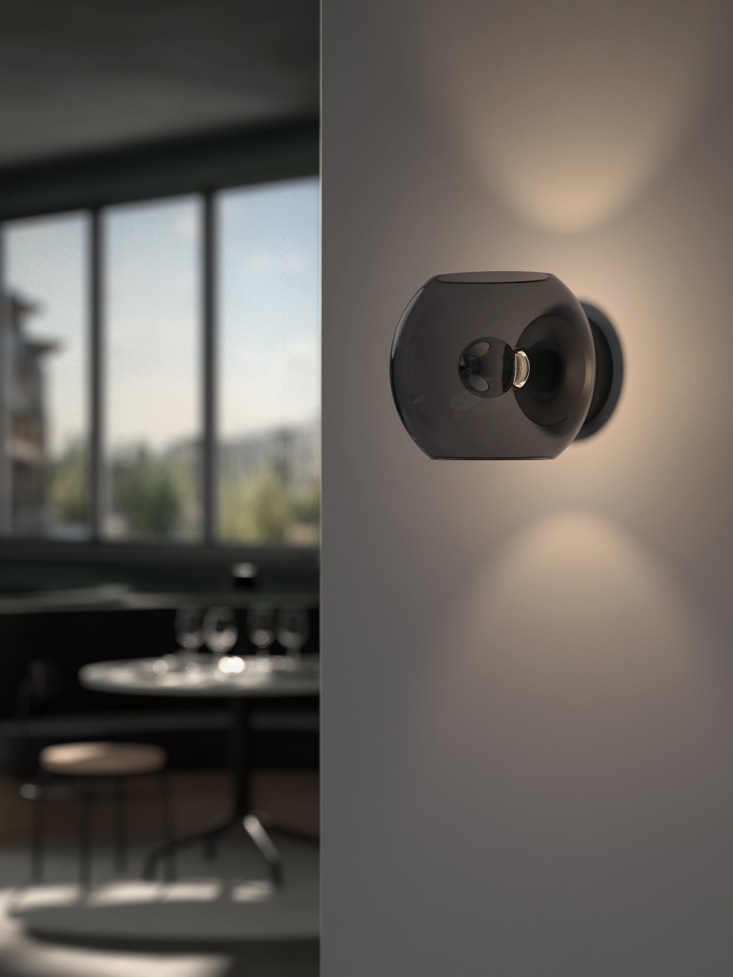 Luna Indoor Wall Light in Various Finishes E27 IP20