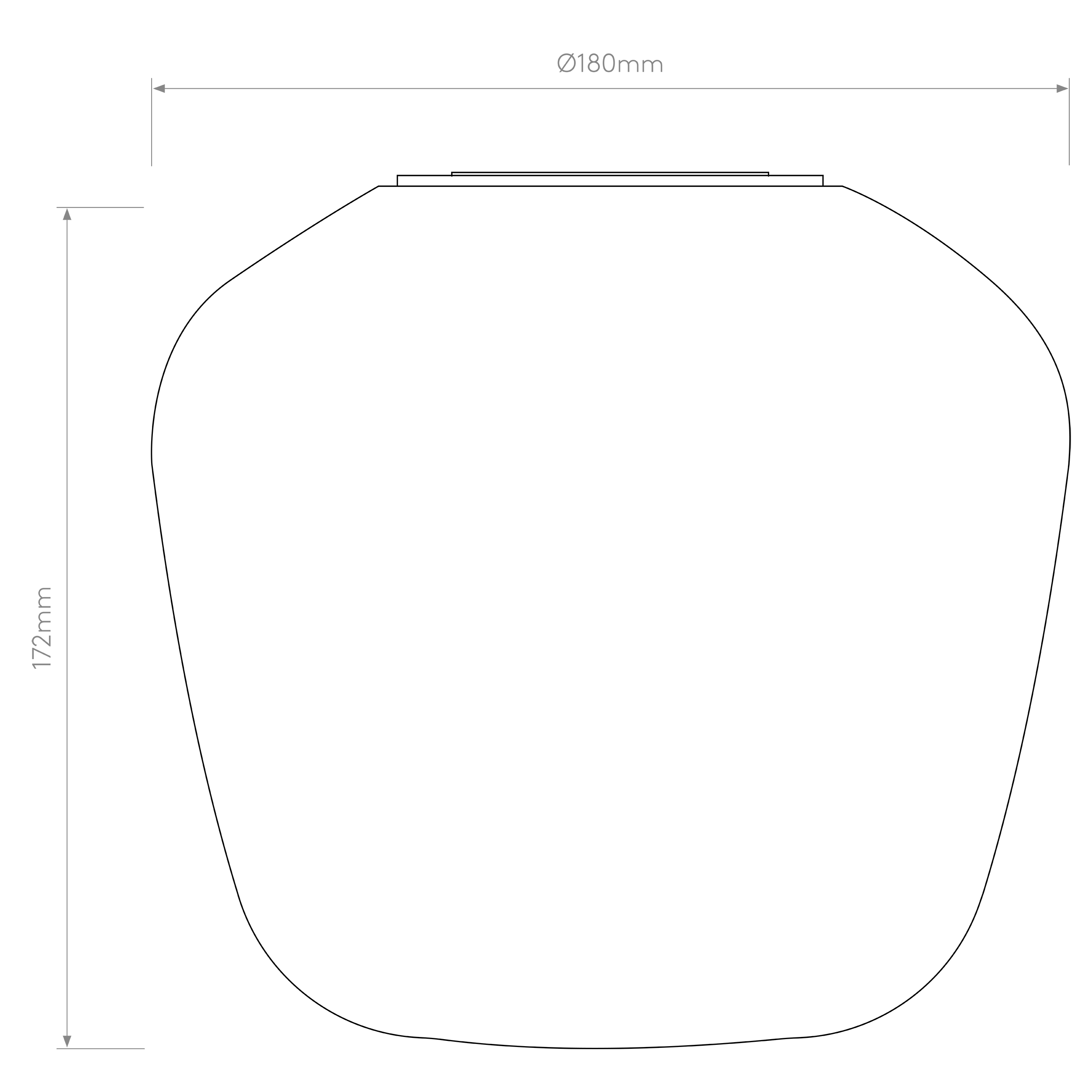 Nara Taper/ Ribbled Glass Shade