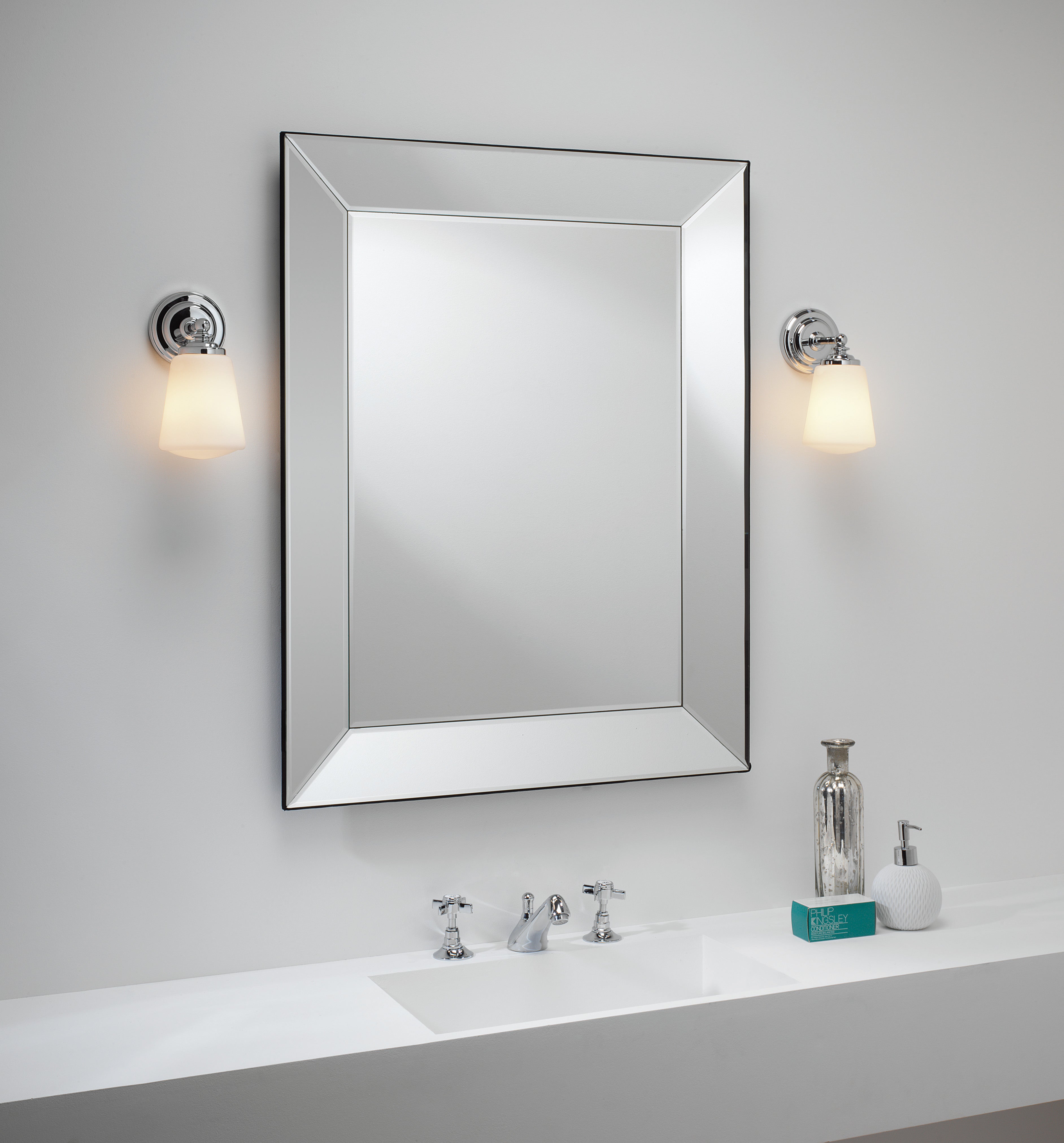 Anton Bathroom Wall Light In Various Finishes E14 IP44