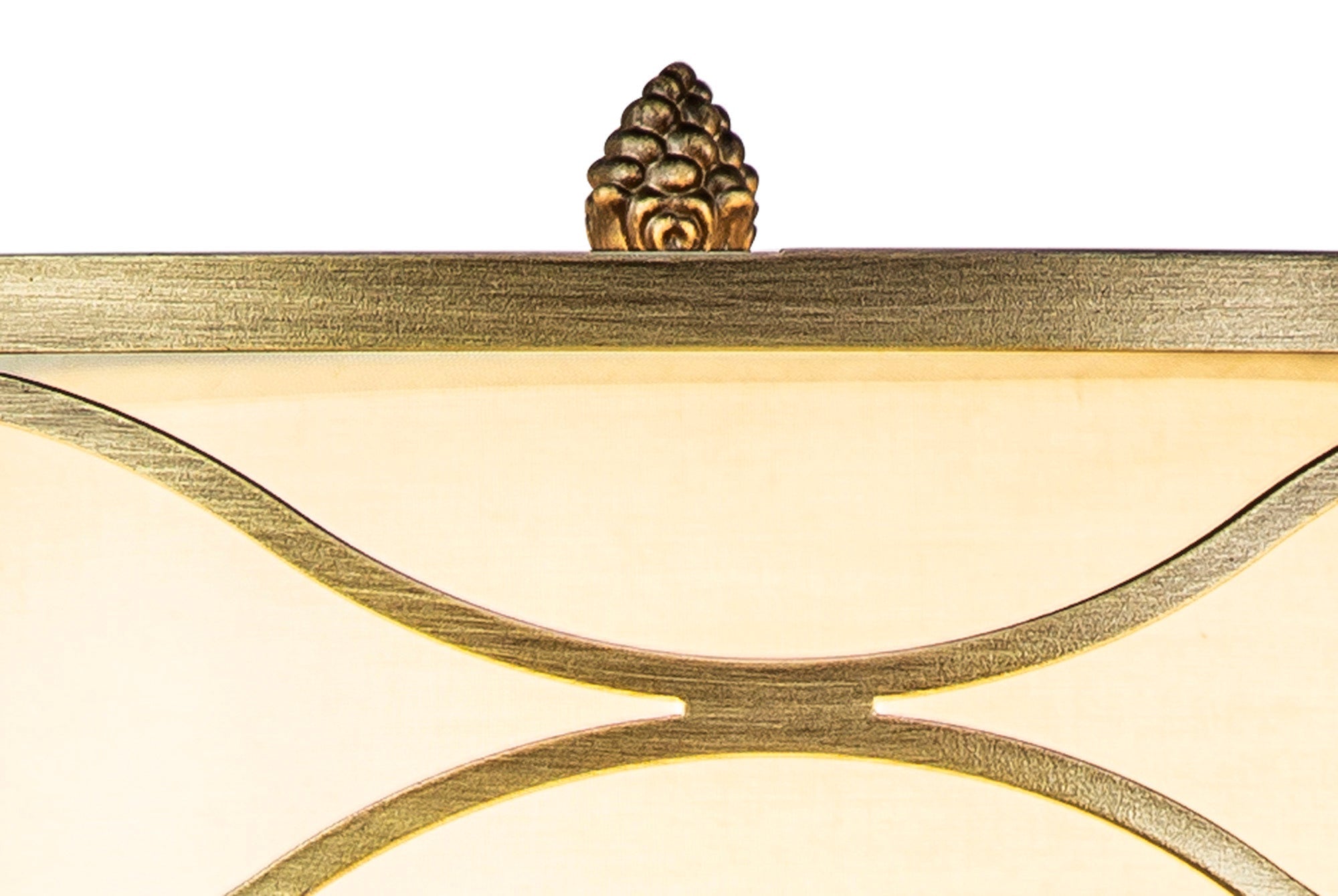 Edgerton Table Lamp 1 Light E27 Aged Gold  &  Cream Fabric Shade