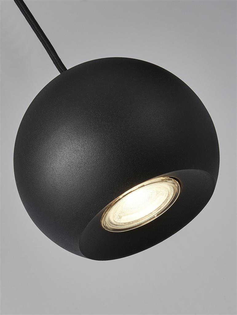 Eindhoven  4/5Lt Kitchen Light - Sand Black Metal