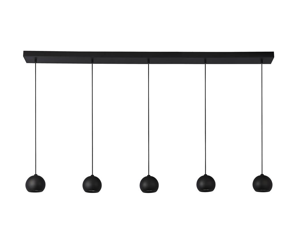 Eindhoven  4/5Lt Kitchen Light - Sand Black Metal