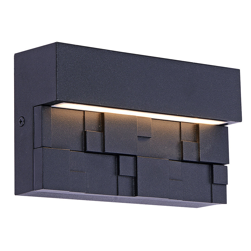 Outdoor Portrait/Landscape Wall Light - Black Finish