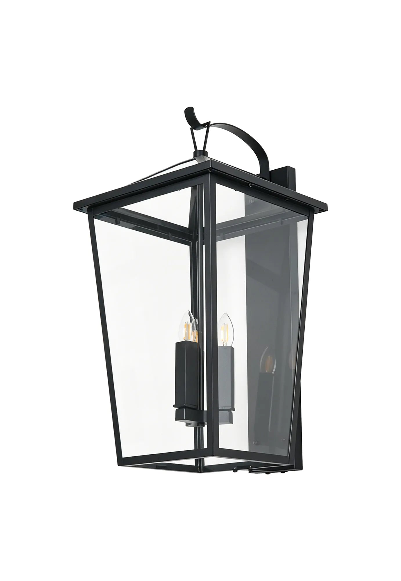 Dieppe 3Lt Down Tapered Square Wall Lamp