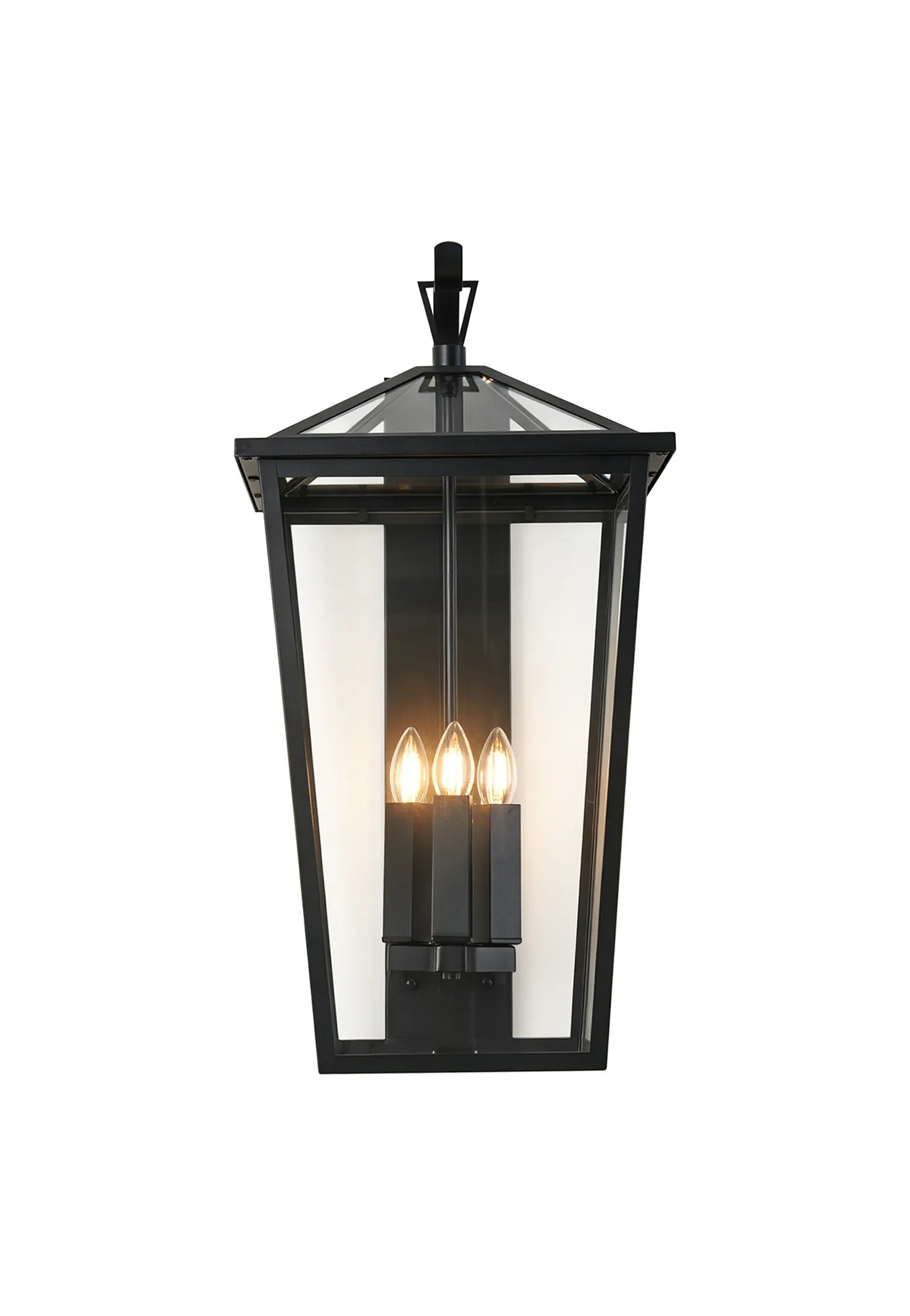 Dieppe 3Lt Down Tapered Square Wall Lamp