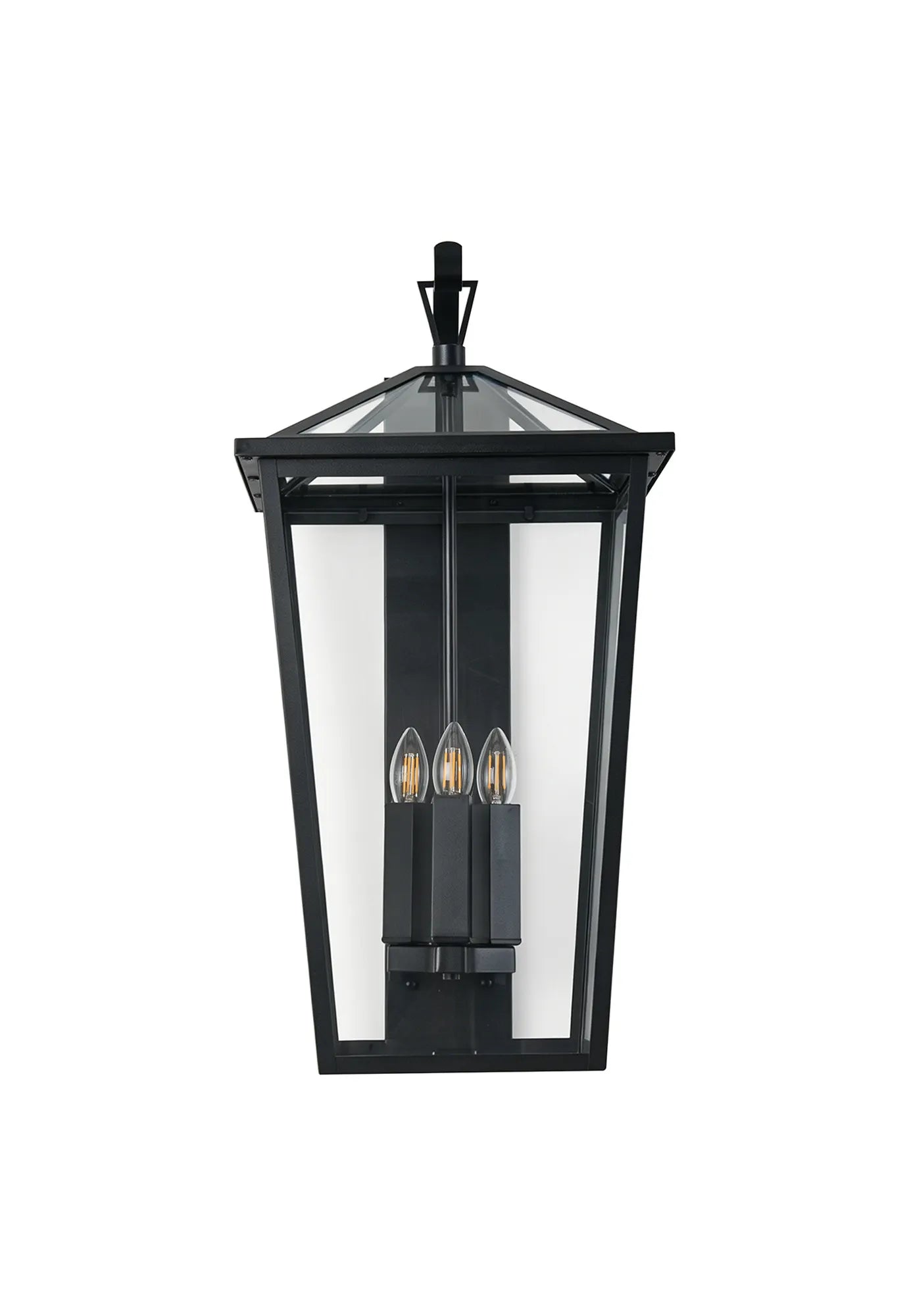 Dieppe 3Lt Down Tapered Square Wall Lamp