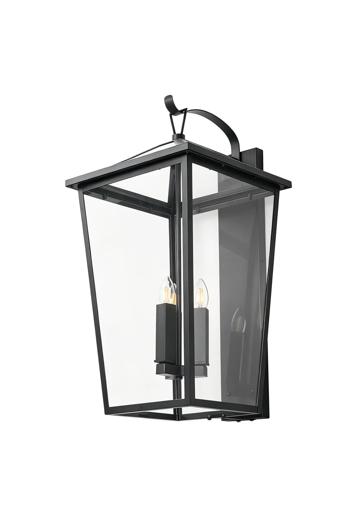 Dieppe 3Lt Down Tapered Square Wall Lamp